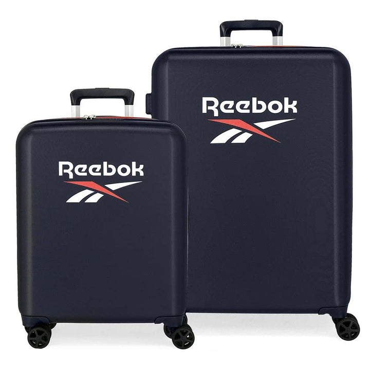Reebok Roxbury Kofferset Blau 55/70 cm Starres ABS Integrierter TSA-Verschluss 119,4 L 6 kg 4 Doppel