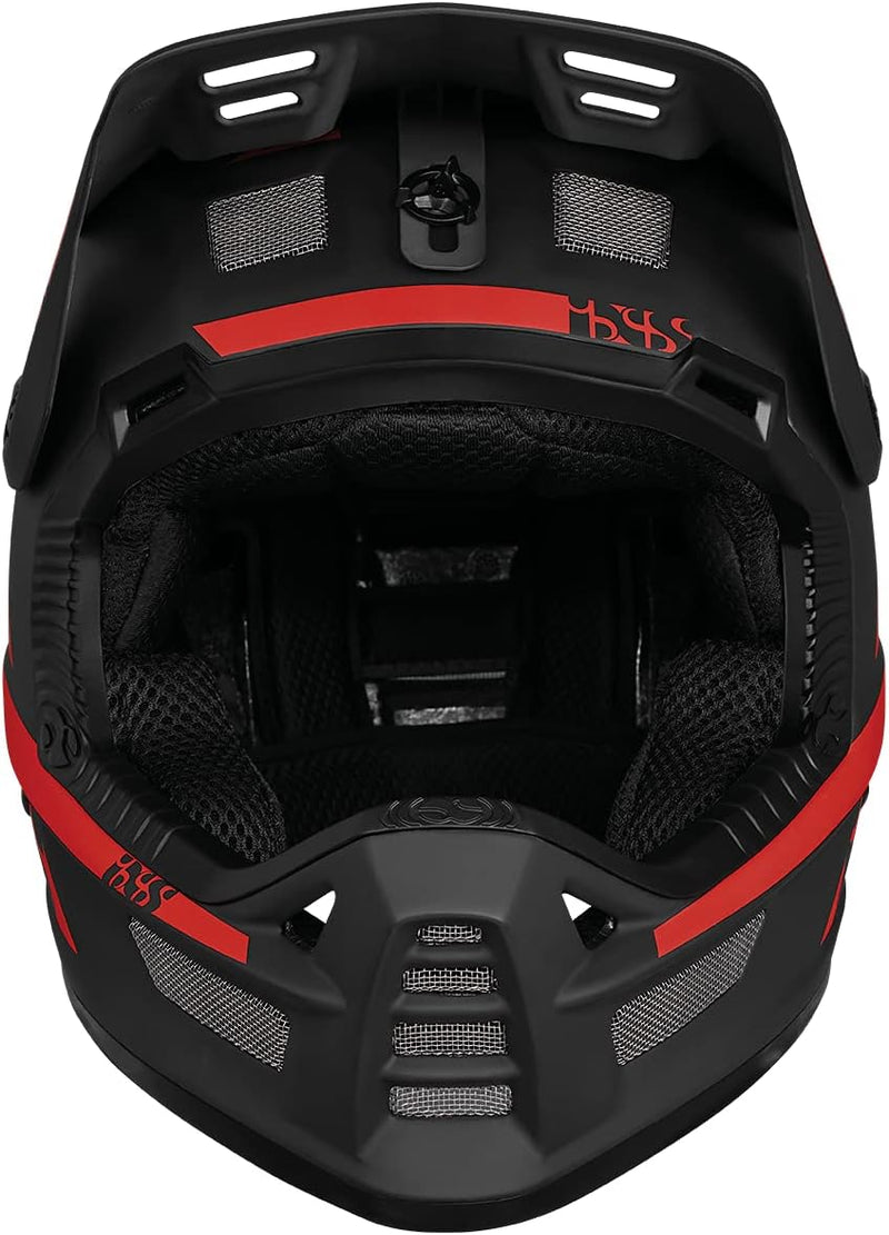 IXS Xult DH Helm schwarz S/M (53-56), 57-59cm