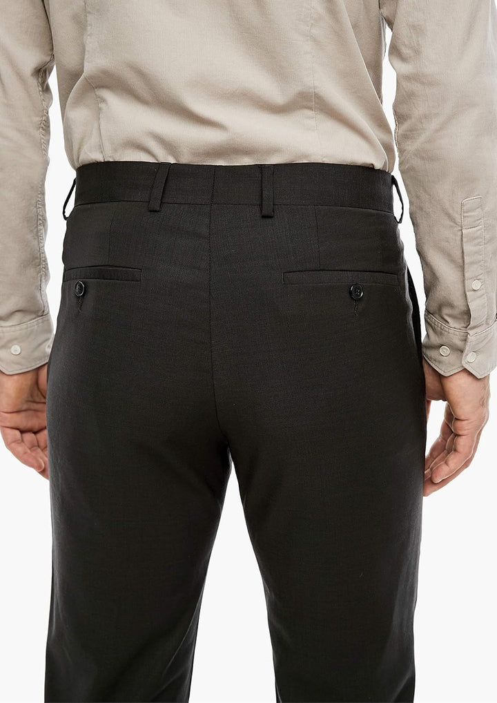 s.Oliver BLACK LABEL Herren Business-Hose 98 Anthrazit Grey, 98 Anthrazit Grey