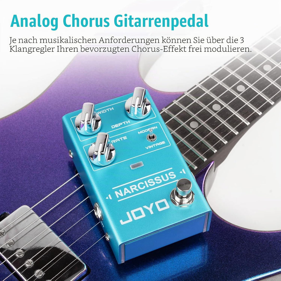 JOYO Chorus-Pedal, mehrere Chorus-Effekte, halbanaloger Schaltkreis von surrealem tiefen Ton bis hef
