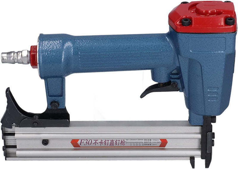 Fafeicy F30 Air Nail Gun, 0,4-0,8 MPa, Pneumatische Nail Farming Gun, Kapazität 100 Stück, Nagelläng