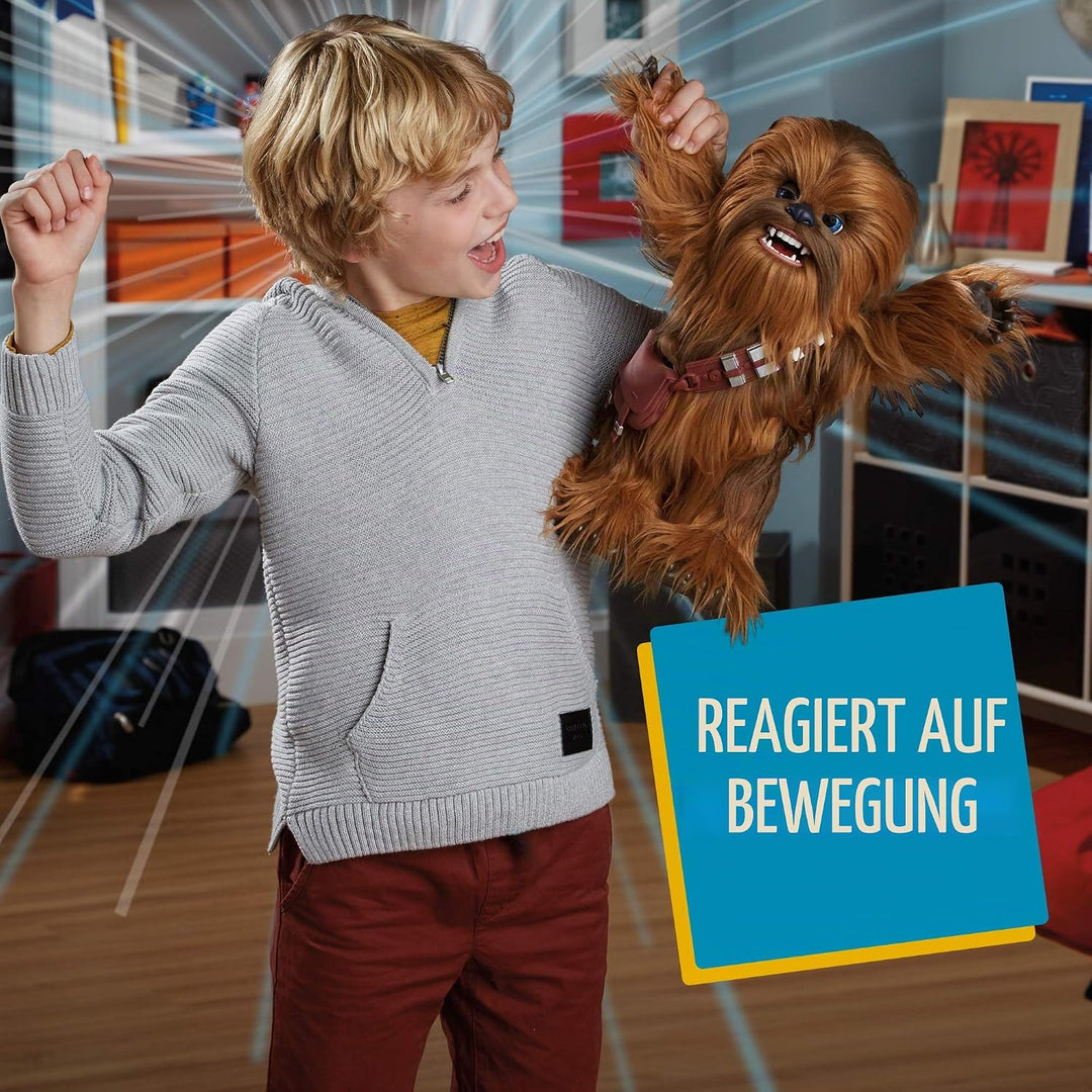 Hasbro E0584EU4 Star Wars - Solo Film Chewbacca, interaktive Plüschfigur