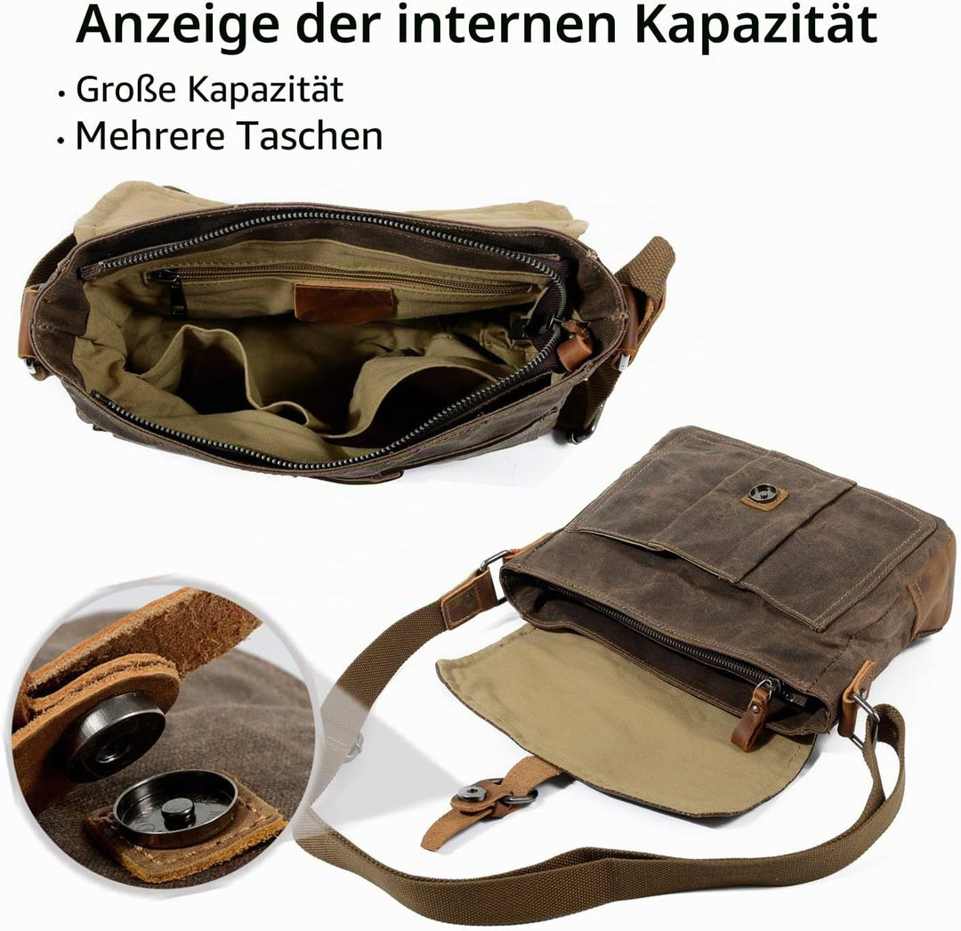 FANDARE New Umhängetasche für Laptop, 7,9 Zoll (7,9 Zoll), Umschlagtasche, Herren, Handel, Reise, mu
