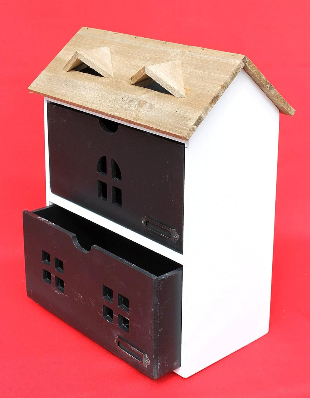 DanDiBo Schreibtisch Organizer Holz Aufbewahrungsbox 14B410 38 cm Minikommode mit Schubladen Schubla