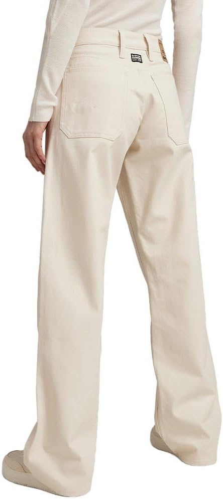 G-STAR Damen Judee Carpenter Loose Jeans 24W / 30L Beige (Ecru D23590-d491-159), 24W / 30L Beige (Ec