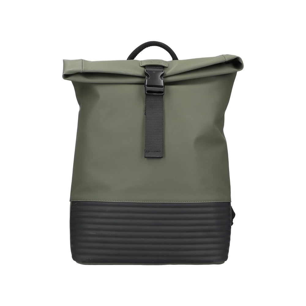 Rieker Damen H1426 Rucksack, Grün, S