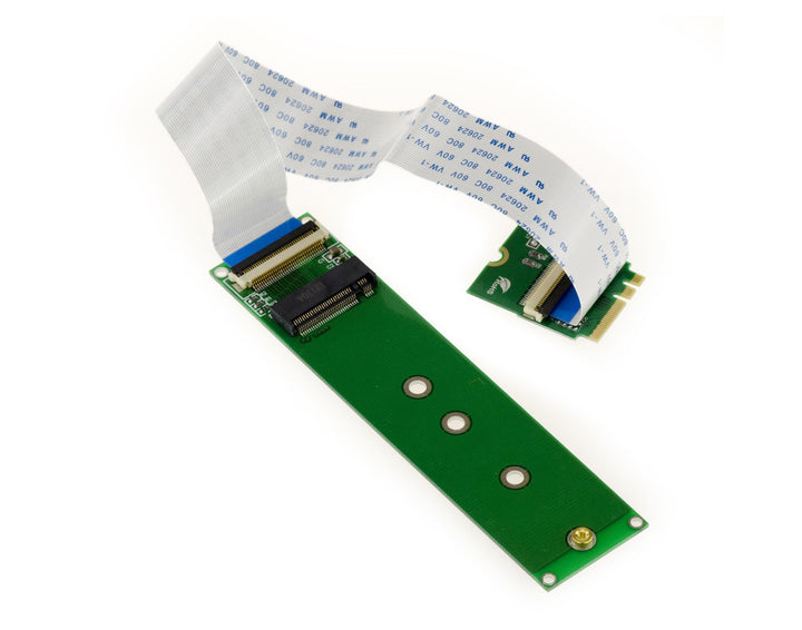 KALEA-INFORMATIQUE M.2 NGFF-Riser-Verlängerung zur Montage Einer PCIe M Key AHCI oder NVMe M2-SSD an