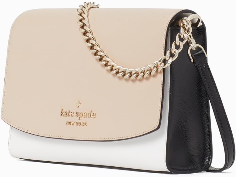 Kate Spade New York Damen Carson Umhängetasche, Warmes Beige, Mehrfarbig