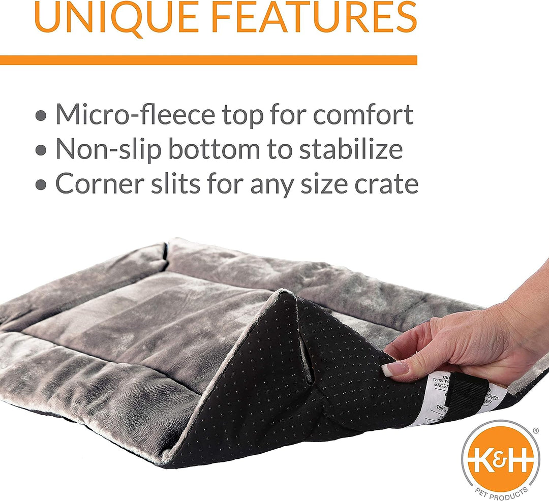 K&amp;H Pet Productsself-Warming Pet Crate Pad, 20" x 25", Gray 25.0"L x 20.0"W x 1.0"Th grau Einfach zu