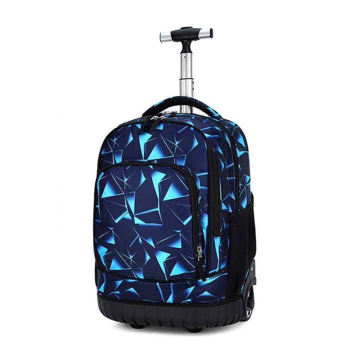 Trolley Rucksack Schulrucksack Schüler Multifunktionaler Rucksack Schultaschen Koffer Laptop Reise S