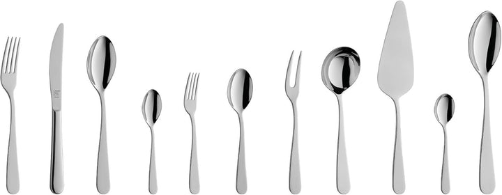 ZWILLING Greenwich Besteck Set, 68-teilig, Für 12 Personen, 18/10 Edelstahl/Hochwertiger Klingenstah
