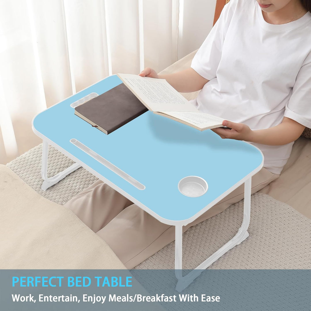 Laptop Betttisch, zum Lesen, Schreiben, Frühstückstisch im Bett, auf dem Sofa und in Haus und Büro (