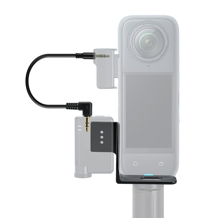 Mic Cold Shoe Extension Bracket Adapter Mount for Insta360 X4/X3/ONE X2 Camera Compatible with DJI M