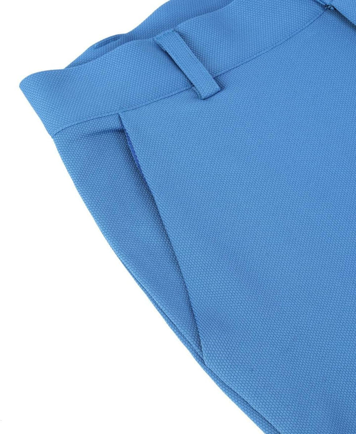 Allthemen Herren Anzughose mit Stretchkomfort Slim Fit Anzug Straight Hose für Business XL Hellblau,