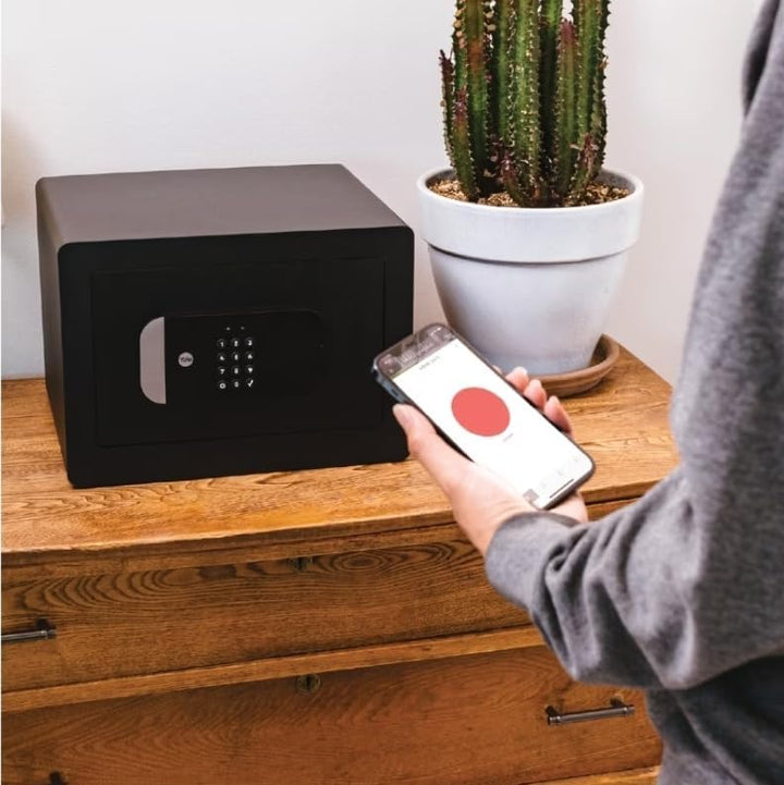 Yale Smart Safe - YSS/250/EB1 - Hohe Sicherheit - Gesicherte Tür - Heimtresor - Fernzugriff - Teilen