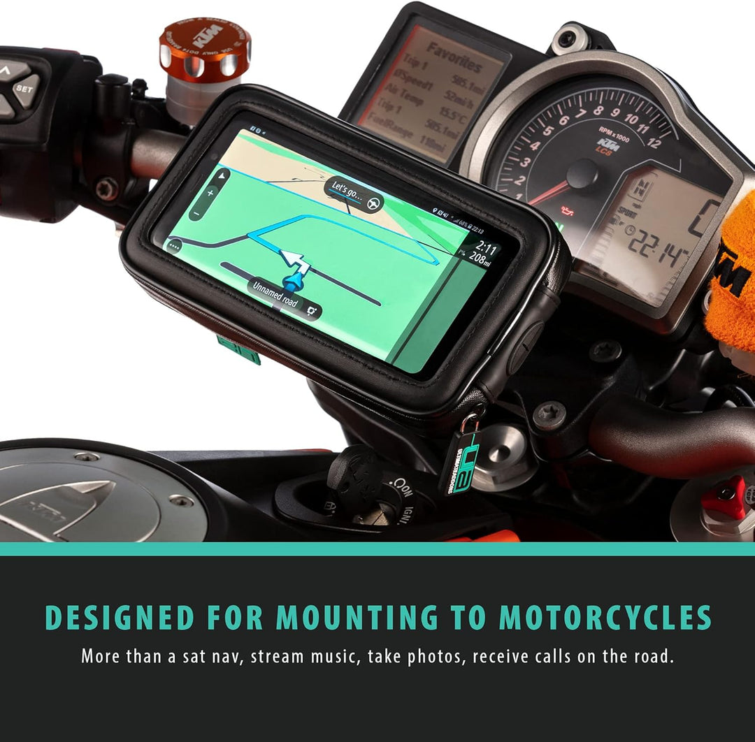 Ultimateaddons Universelle weiche, Wasserabweisende Halterung für Handys bis zu 16 cm (6,3 Zoll).