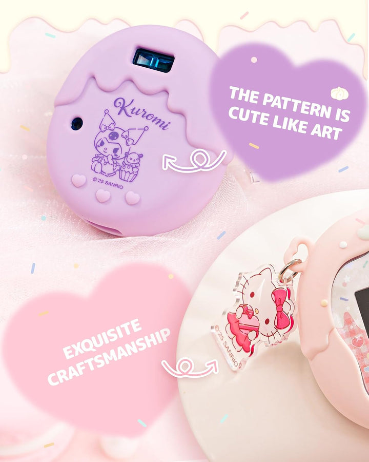 Kuitmor Sweetheart Chocolate Silikonhülle kompatibel mit Tamagotchi Uni, weiche Schutzhülle mit Cand