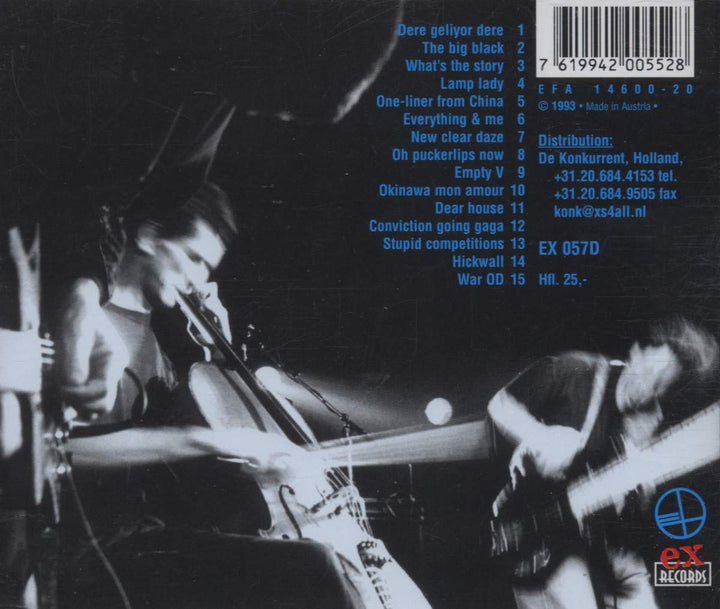 And the Weathermen Shrug Their Shoulders, Audio-CD
