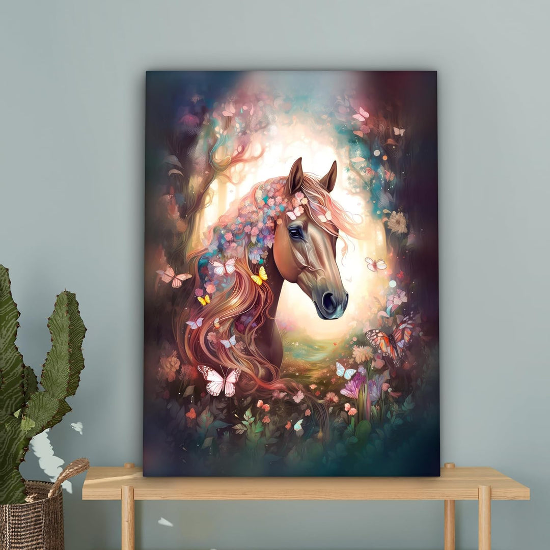 MuchoWow© Leinwände 60x80 cm Wall Decoration Bilder Kinderzimmer Mädchen Pictures Canvas Painting Wa