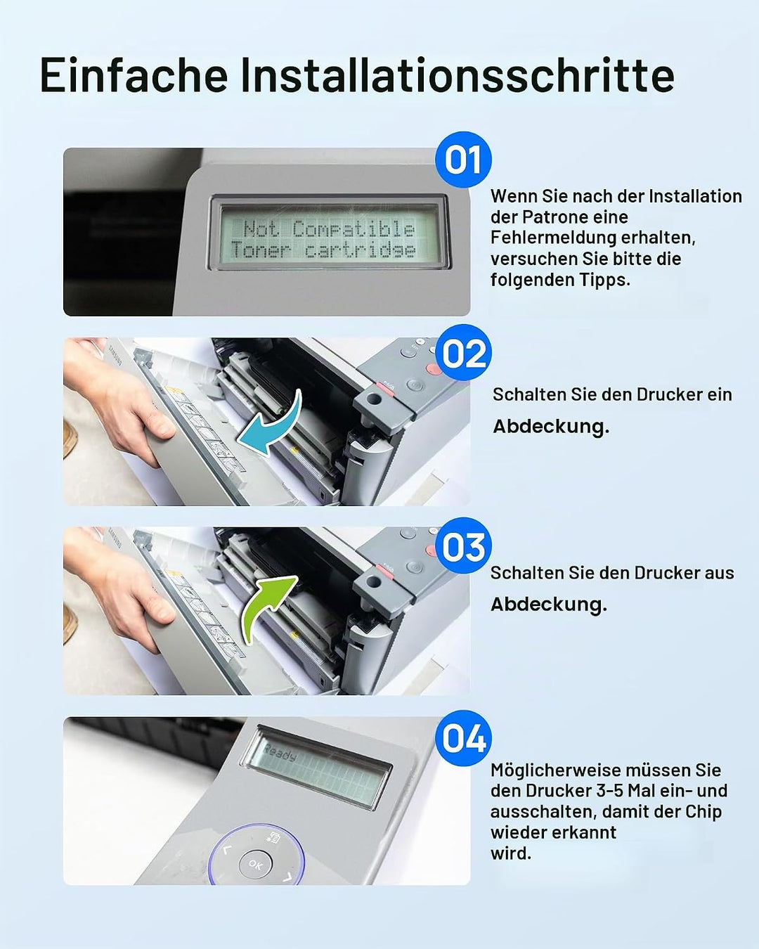GPC IMAGE Kompatible Tonerkartusche als Ersatz für Samsung MLT-D116L für Xpress SL M2885FW M2825ND M