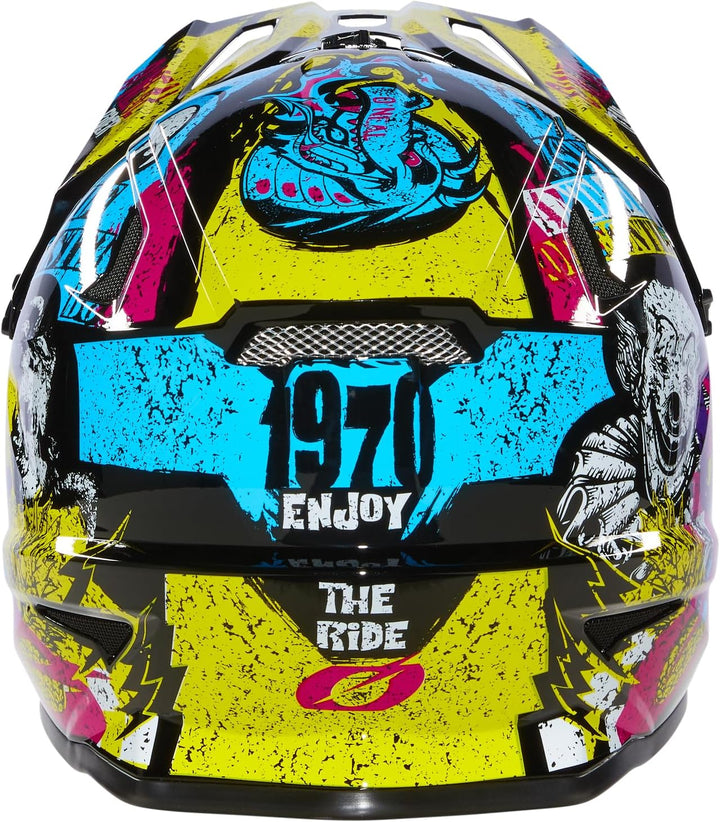 O'NEAL SONUS Helm SOLID Grau/Rot M Multi, M Multi
