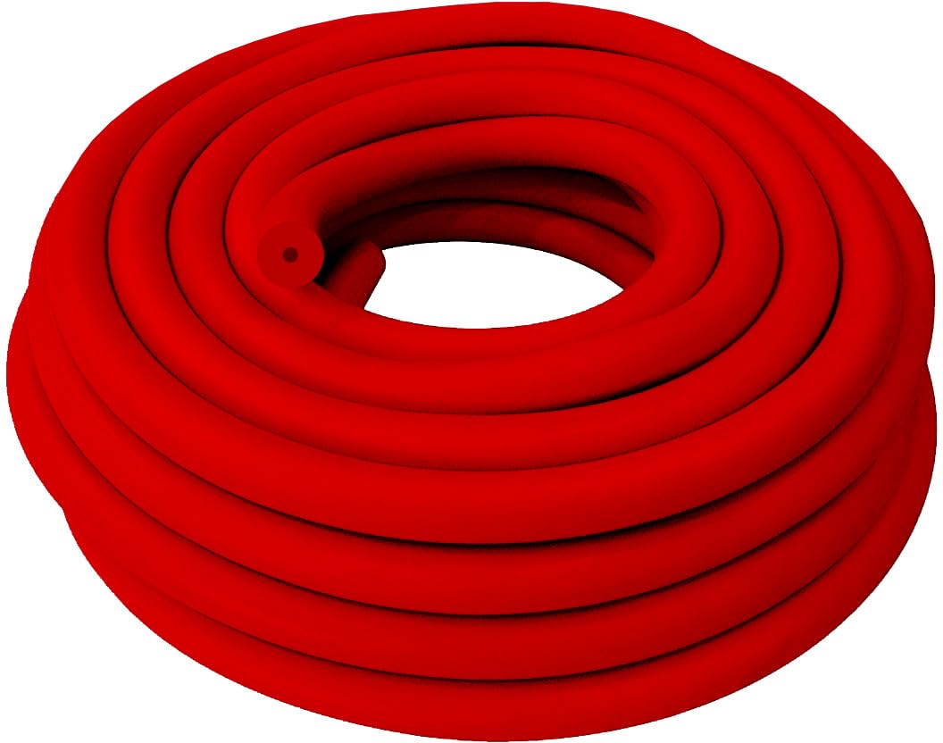 Cressi Unisex-Adult Pure Rubber Band Roll Elastisch für Arbalete, Rot, 14x3000 mm