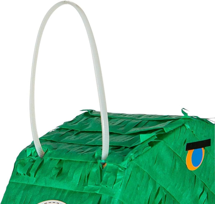 Fax Potato - Pinatas Dinosaurier -Karton Pinata, Stick Und Augenbinde - W43cm X D13cm X H55cm - Grün