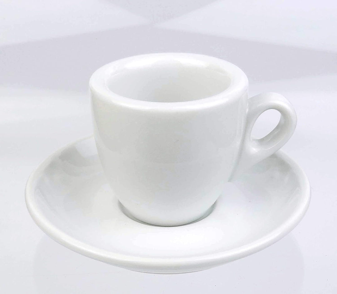 Moka Consorten Extra dickwandige Espressotassen | 0,8 cm Tassenwand | Füllmenge (bis zur Oberkante):