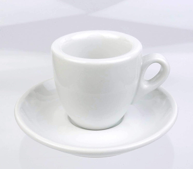 Moka Consorten Extra dickwandige Espressotassen | 0,8 cm Tassenwand | Füllmenge (bis zur Oberkante):