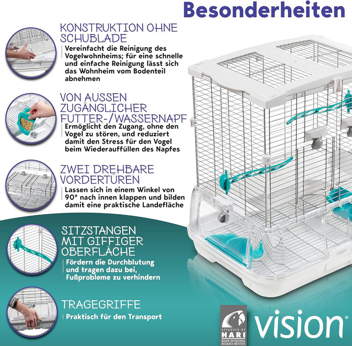 Vision II Model S01 Vogelheim, Vogelkaefig, klein, S01