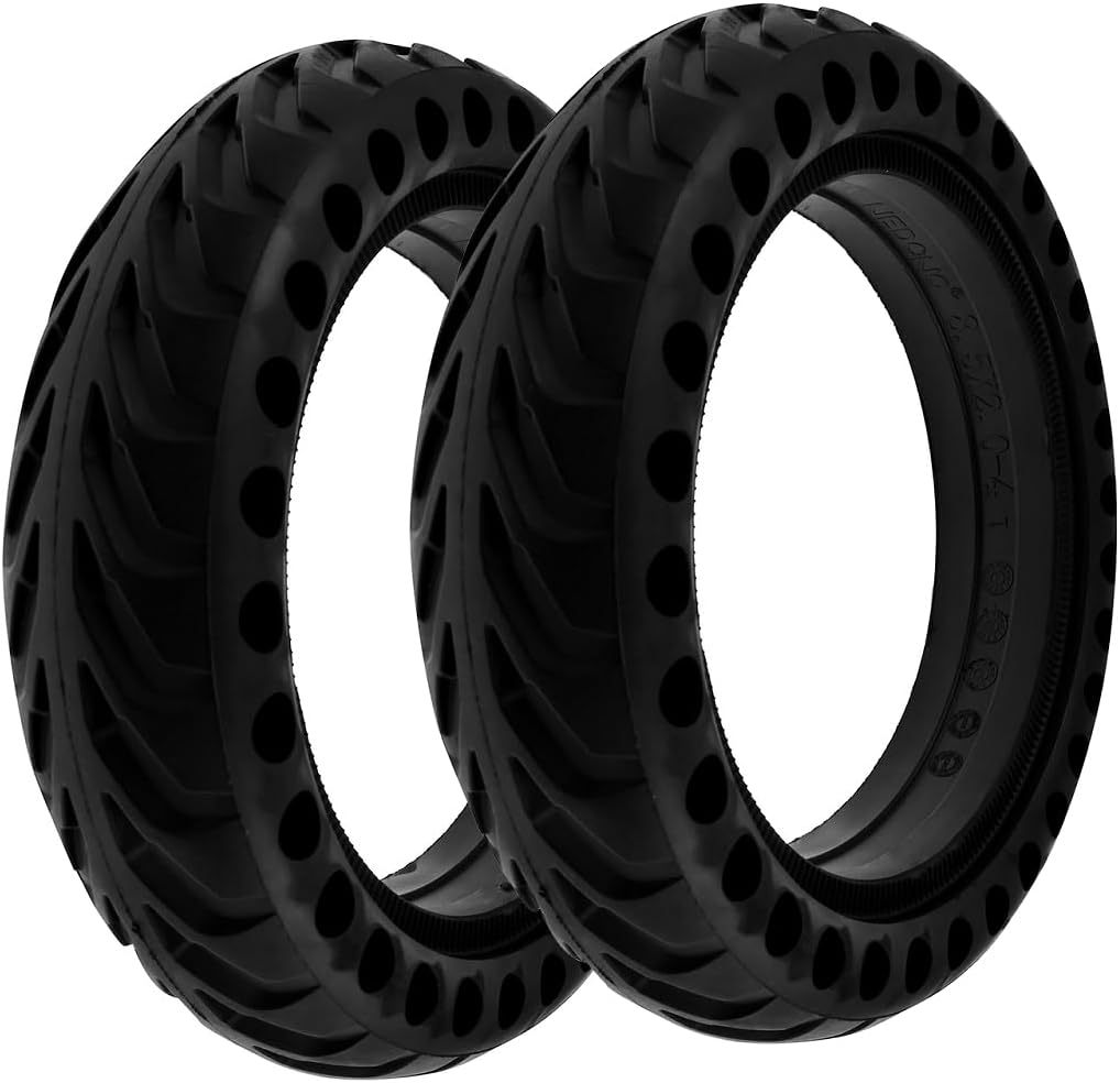 2Extreme 2x E Scooter Reifen, 8,5 Zoll Vollgummi, 8 1/2 Vollgummireifen, 50/75-6.1 Ersatzreifen komp