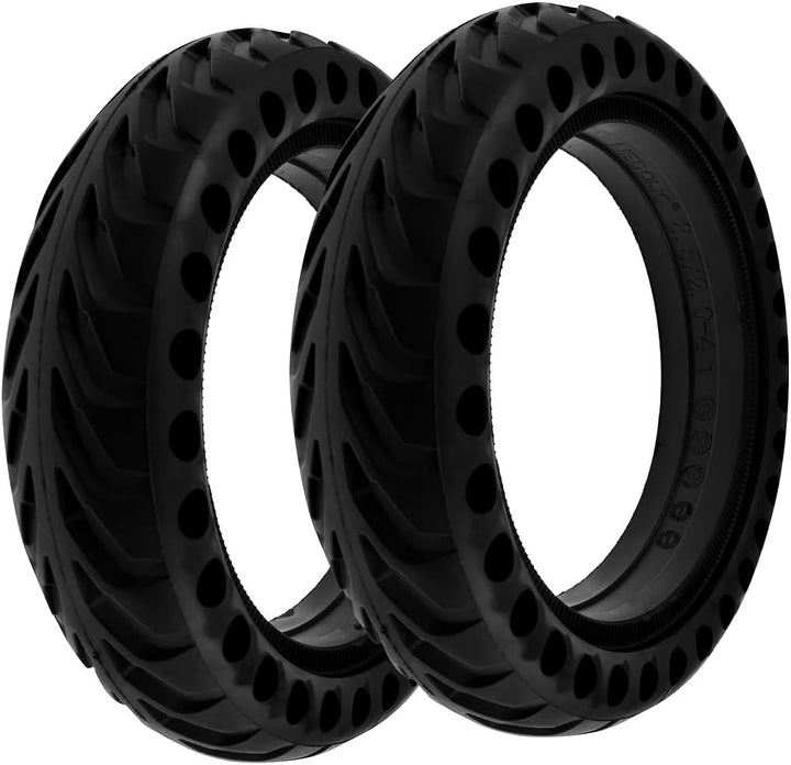 2Extreme 2x E Scooter Reifen, 8,5 Zoll Vollgummi, 8 1/2 Vollgummireifen, 50/75-6.1 Ersatzreifen komp