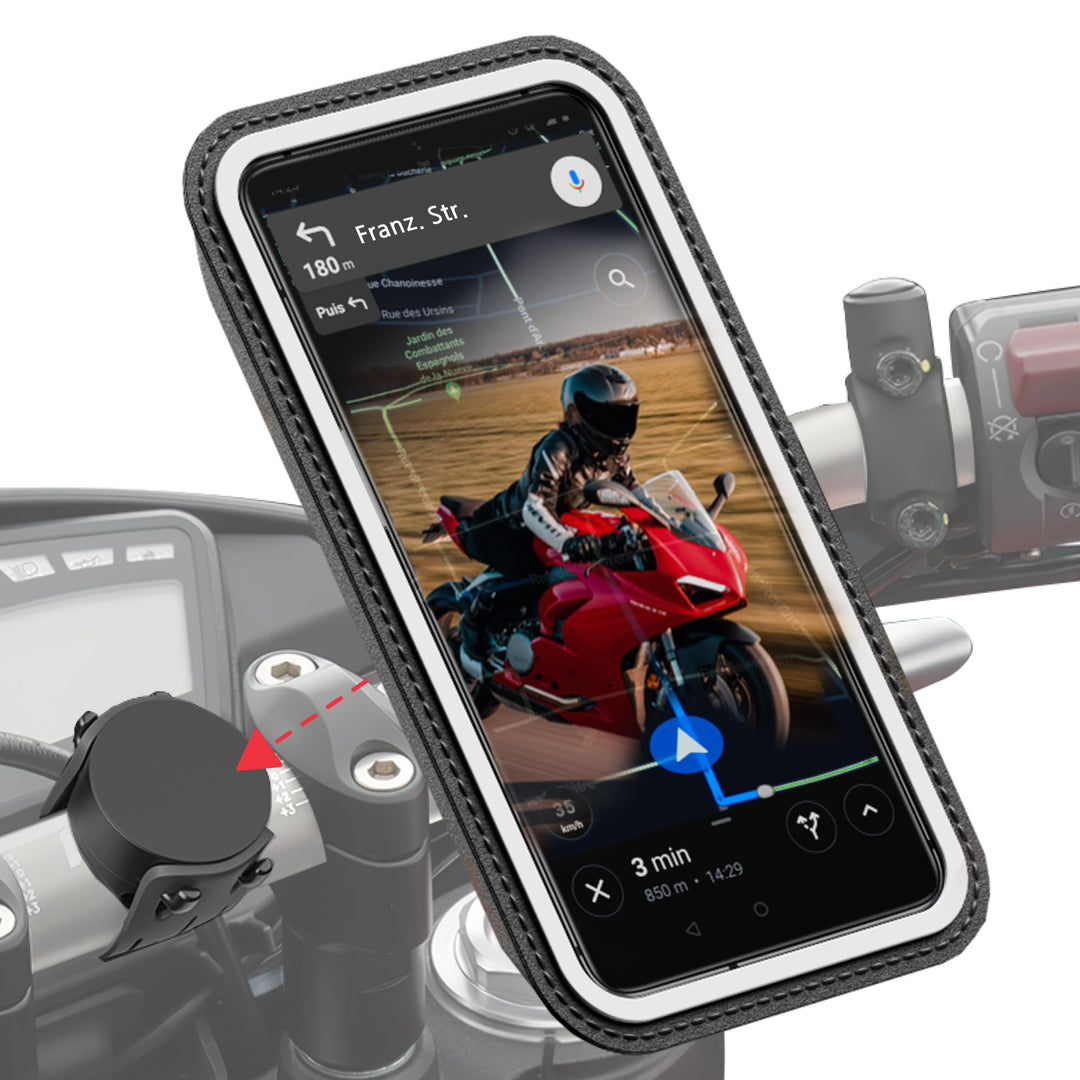 Shapeheart französische Innovation, magnetische Motorrad-Telefonhalterung mit Abnehmbarer wetterfest