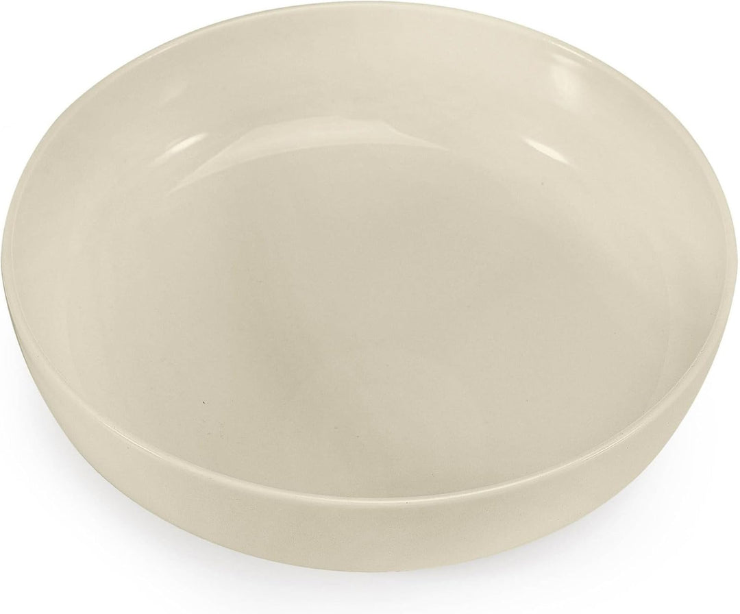 Konsimo. Elegant Suppenteller Set 6er - Schale aus Keramik - Pastateller und Tiefteller für 6 Person