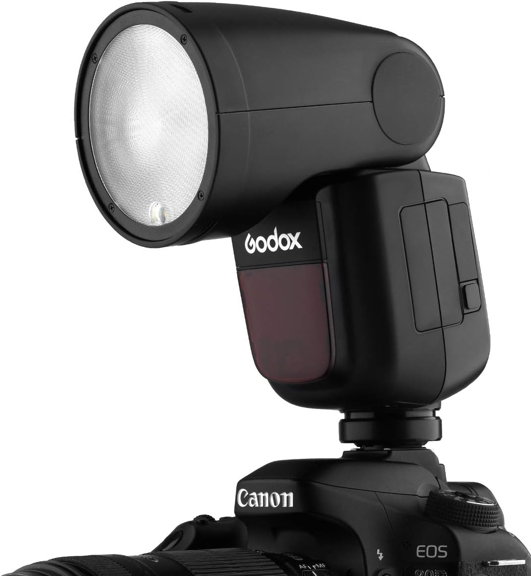 FOMITO Godox V1-F für Fujifilm 2,4 G TTL-Li-Ion-Rundkopf-Blitz-Blitzkamera, 76 W GN92 1/8000 HSS, 1,