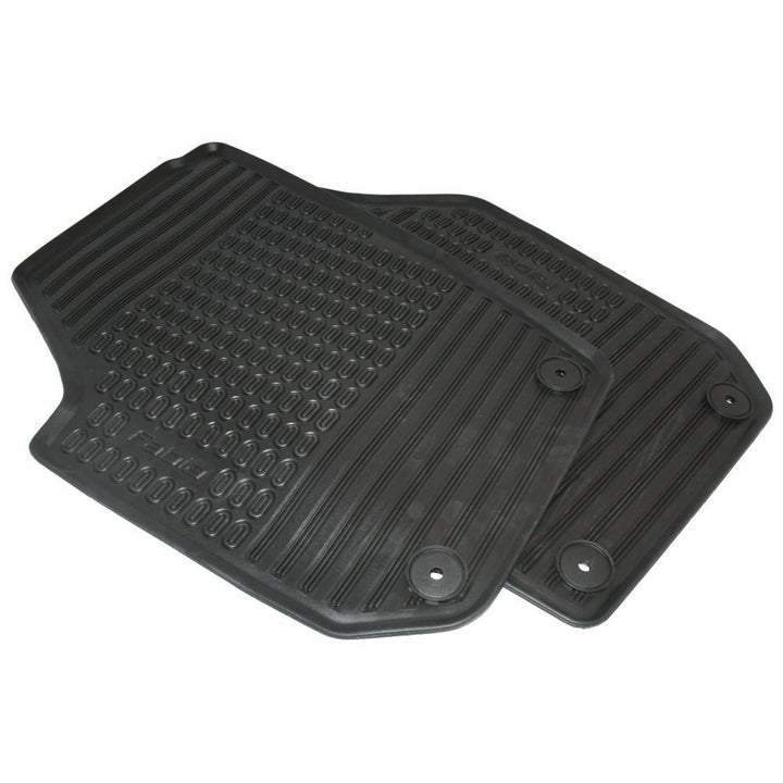 Skoda 5J1061551 Gummi Fussmatten 2X vorn Gummimatten Original Allwettermatten