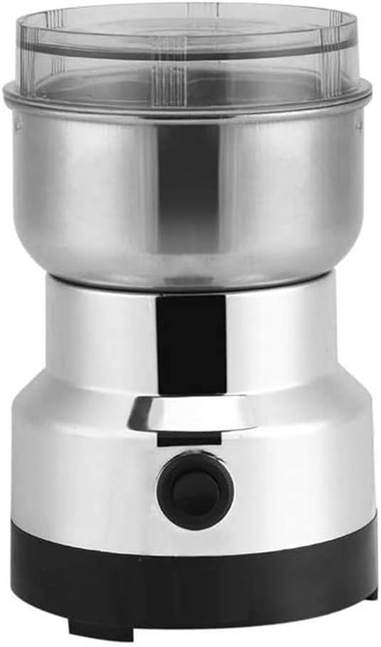 Dioche Kaffeemühle,Multifunktions-Lebensmittel Kaffeemühle Edelstahlbehälter für Kaffeebohnen für zu