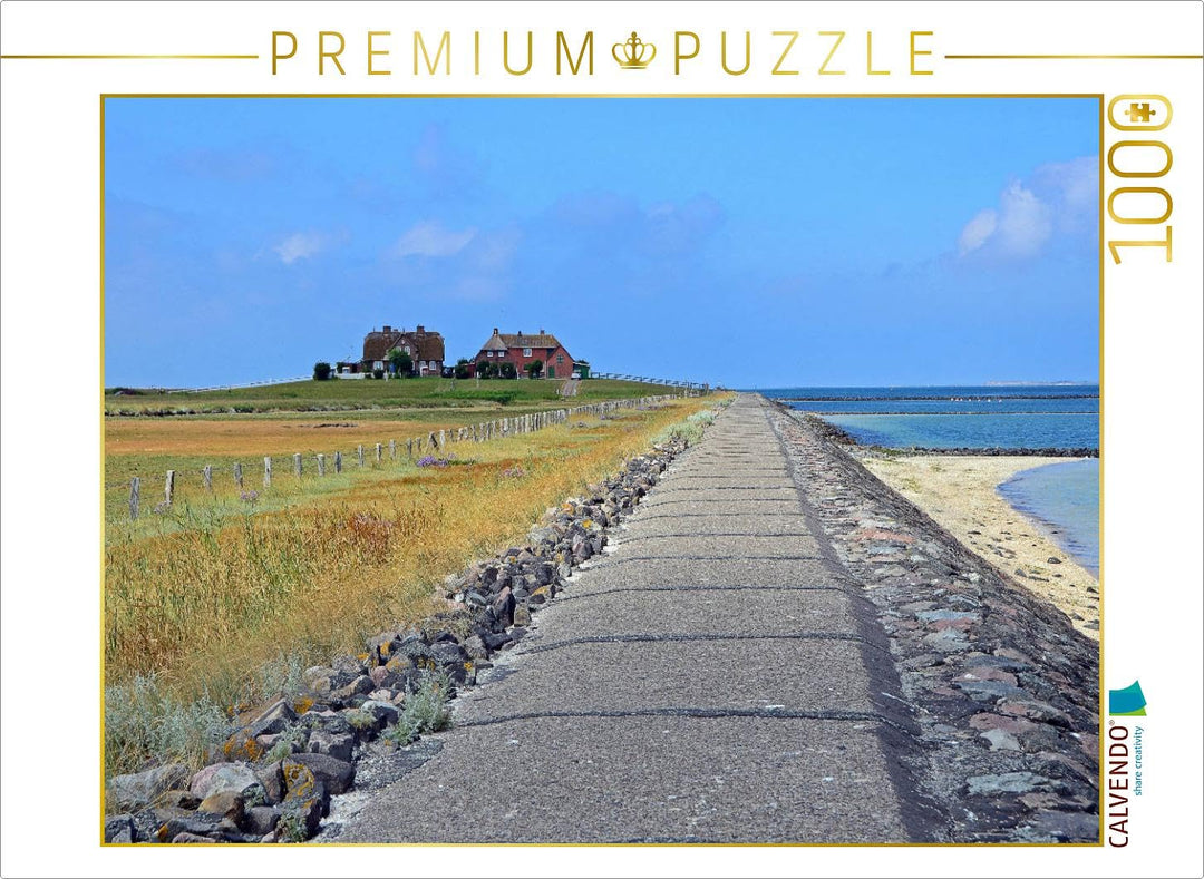 CALVENDO Puzzle Hallig Hooge 1000 Teile Lege-Grösse 64 x 48 cm Foto-Puzzle Bild von Sarnade, 1000 Te