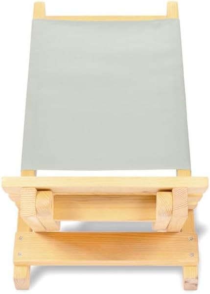 SDJOOL klappbarer Strandstuhl, Campingstuhl, Gartenstuhl, Liegestuhl aus Holz - Outdoorstuhl klappba