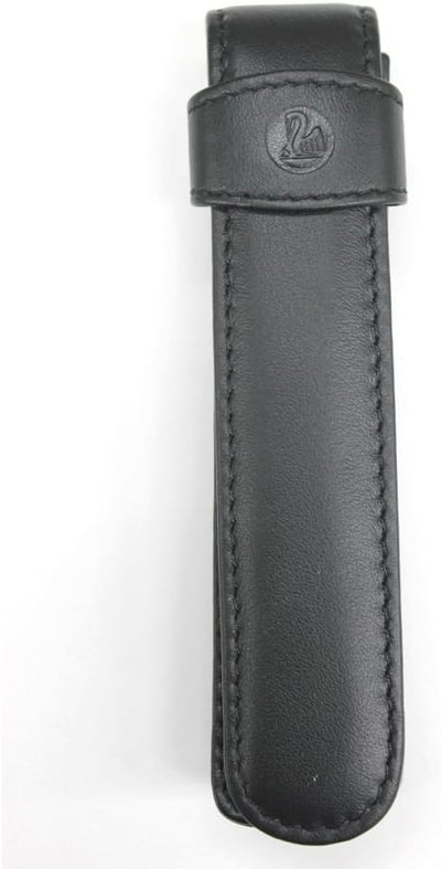 Pelikan 923409 Schreibgeräte-Etui Leder TG 11 Stiftablagen, 1 Stück TG11 Schwarz, TG11 Schwarz