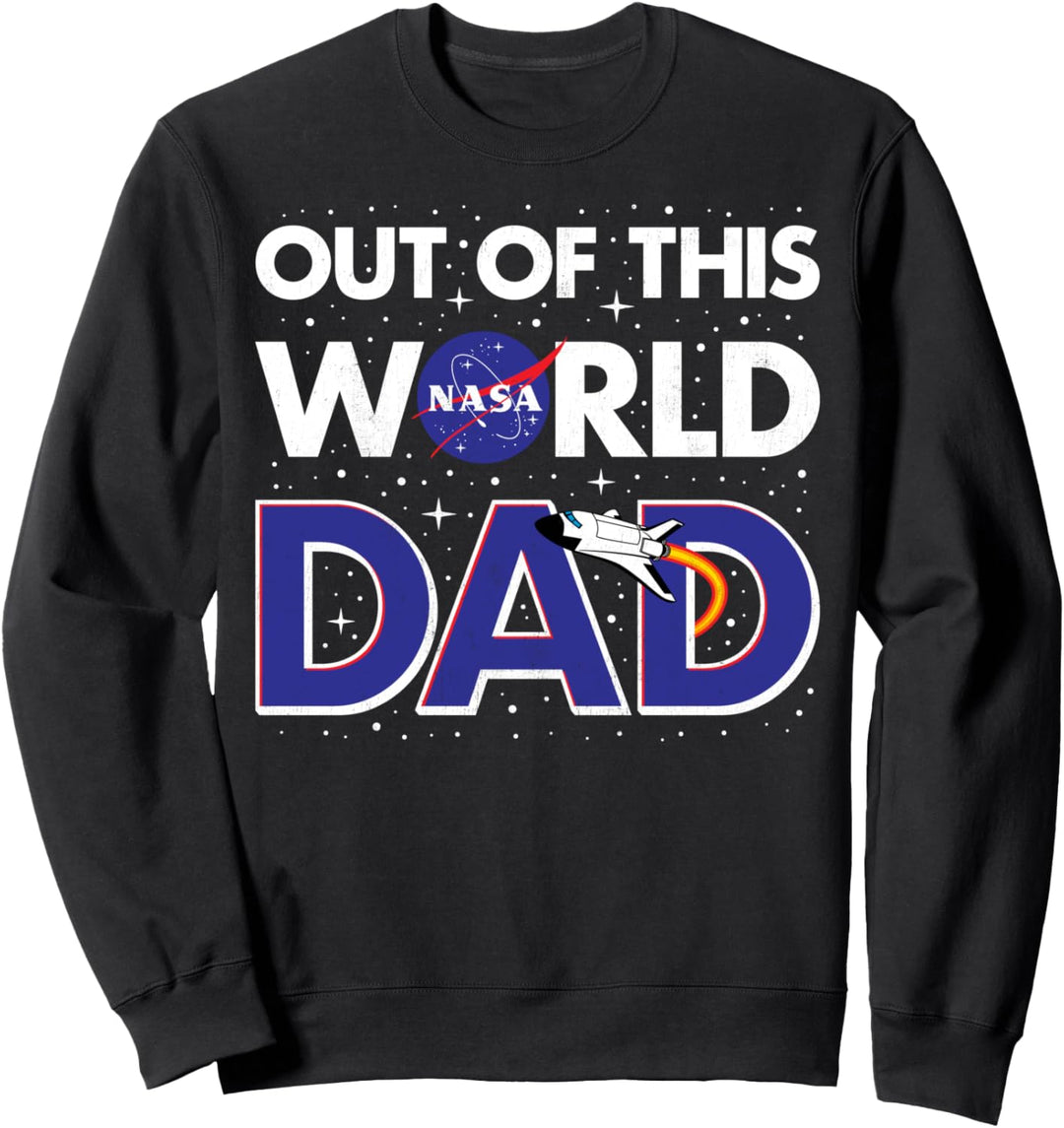 NASA Out Of This World Dad Vatertag Logo Sweatshirt