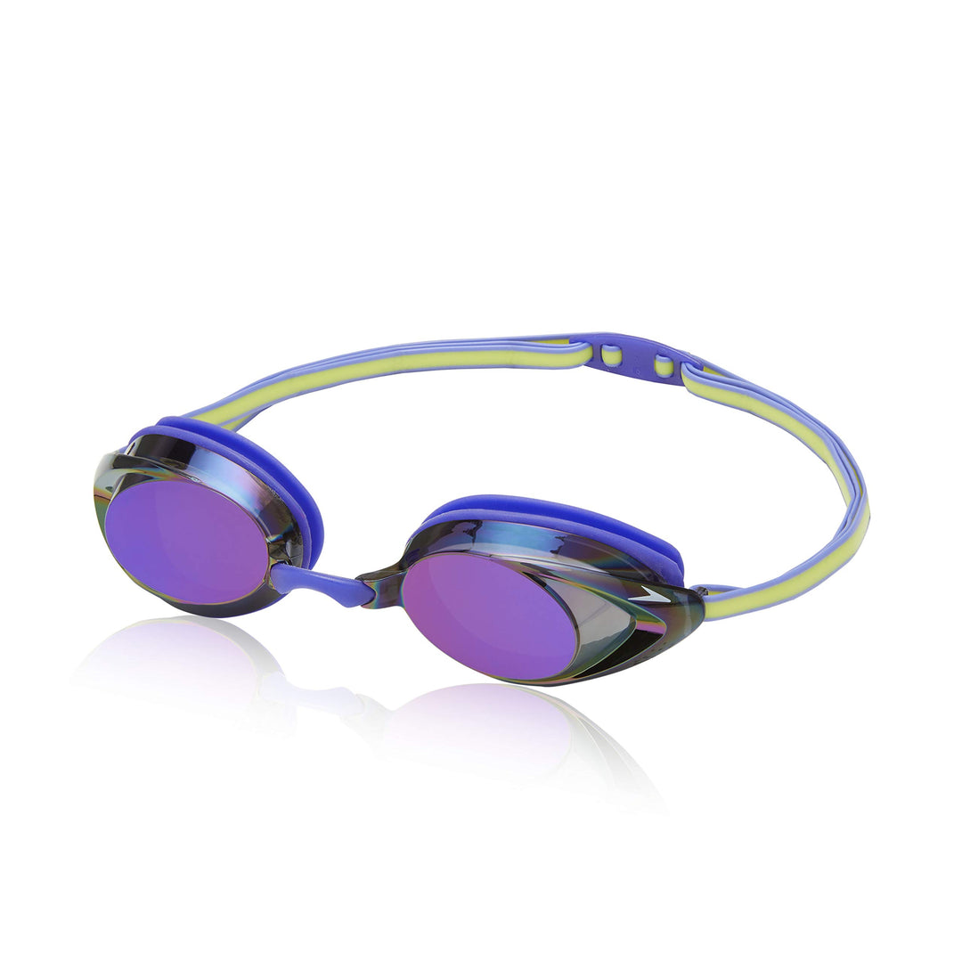 Speedo Vanquisher 2.0 Schwimmbrille, Panorama, blendfrei, beschlagfrei, mit UV-Schutz Purple Iris, P