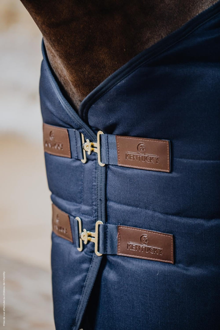 Kentucky Horsewear Stable Rug Classic Stalldecke 200g, Grösse:140, Farbe:Navy