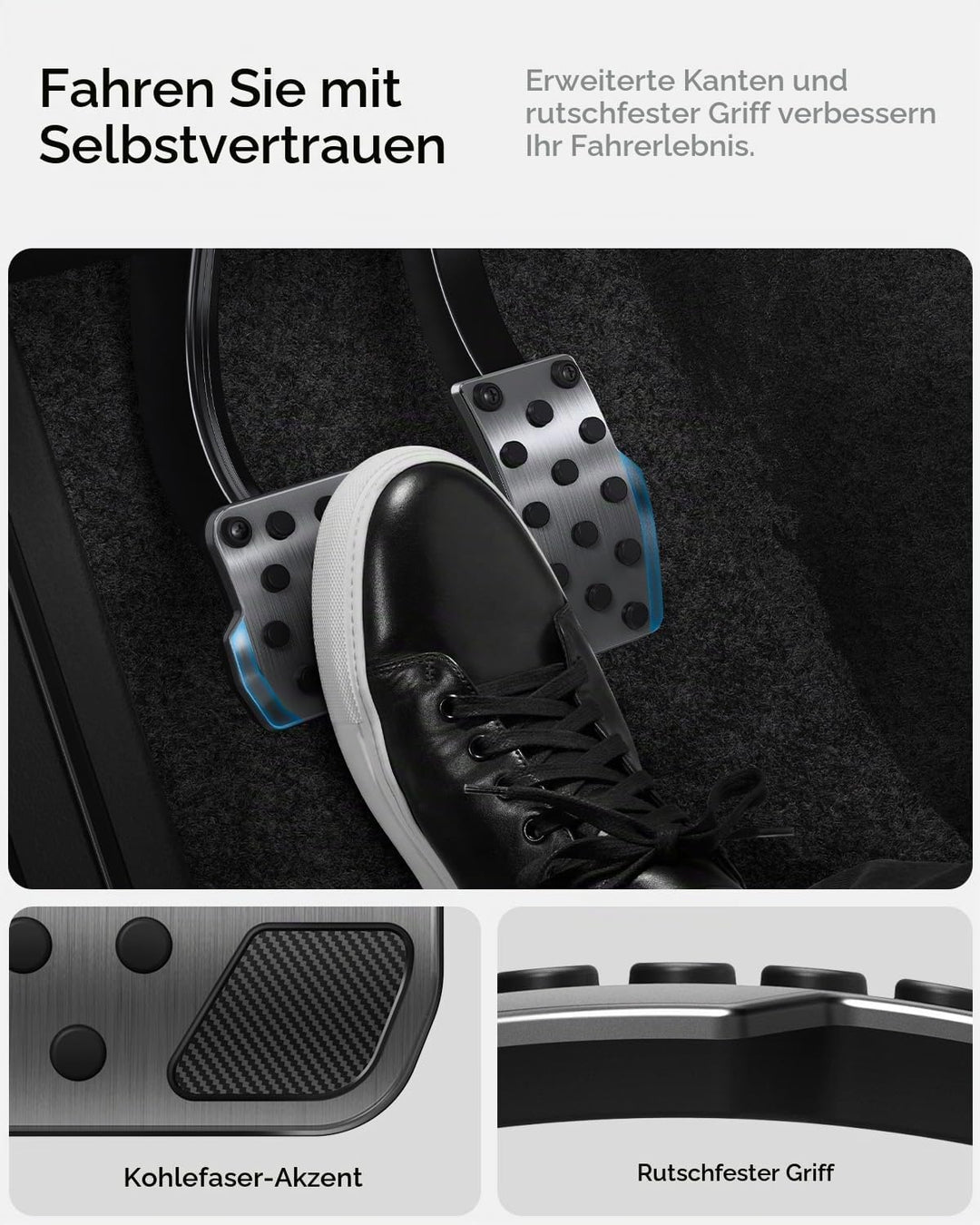 Spigen Tesla Model Y (~Juniper 2026) & Model 3 (~Highland 2026) Pedale, Gas- und Bremspedalabdeckung