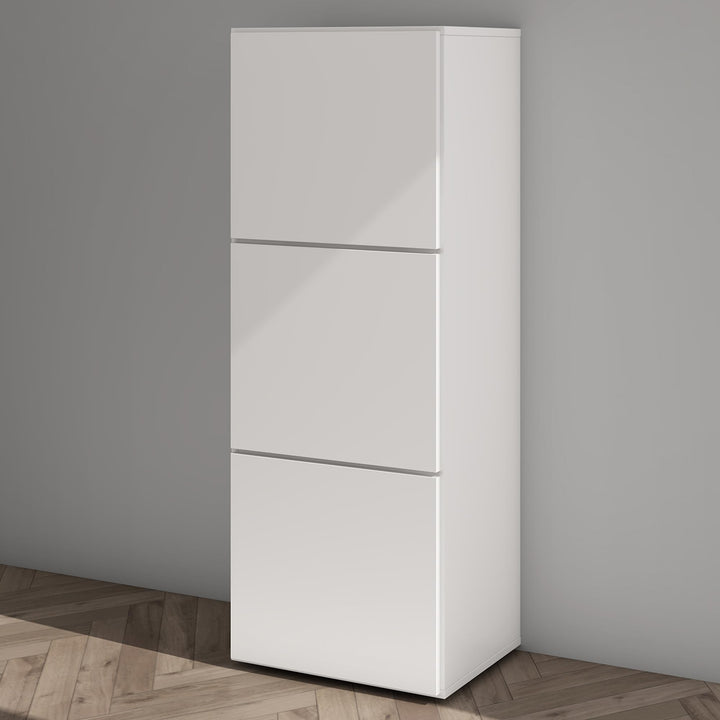 Mai &amp; Mai Schuhschrank Schmal Hoch Holz 36cm tief hoch 6 Fächer modular | Flurschrank für Schuhe, So