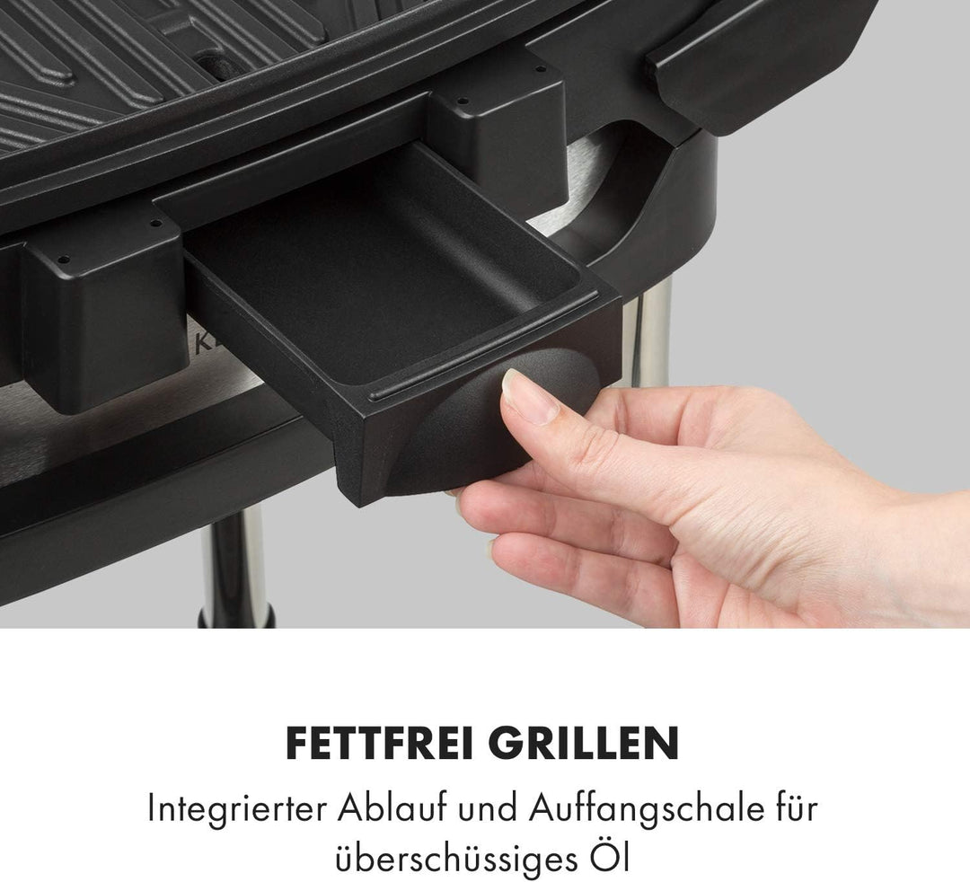 Klarstein Gatsby Elektrogrill Standgrill Tischgrill, Leistung: 2000 W, EasyGrill Concept, Grillfläch
