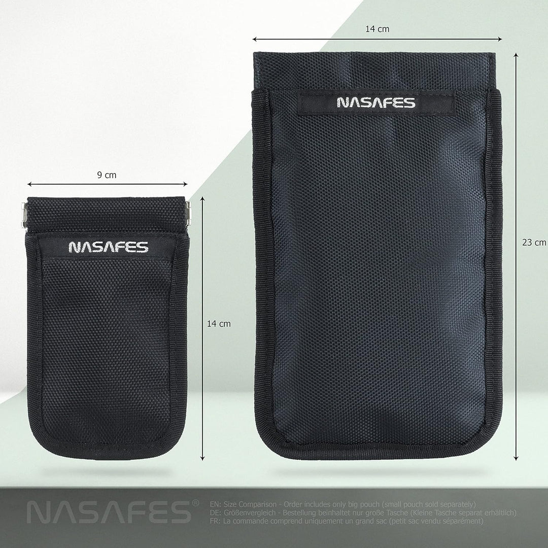 Keyless Go Schutz Autoschlüssel Hülle mit magnetisch-geräuschlosem Verschluss blockiert Funkfrequenz