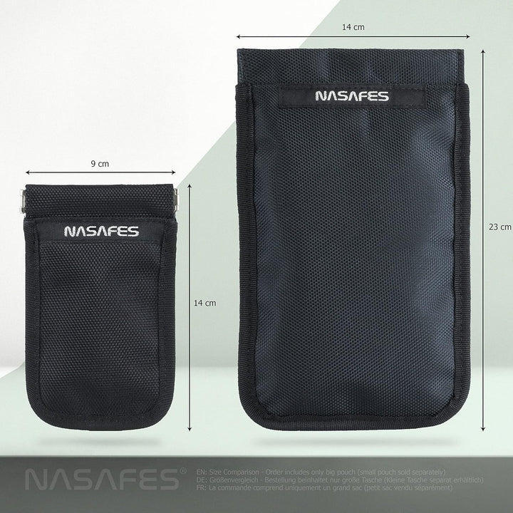 Keyless Go Schutz Autoschlüssel Hülle mit magnetisch-geräuschlosem Verschluss blockiert Funkfrequenz