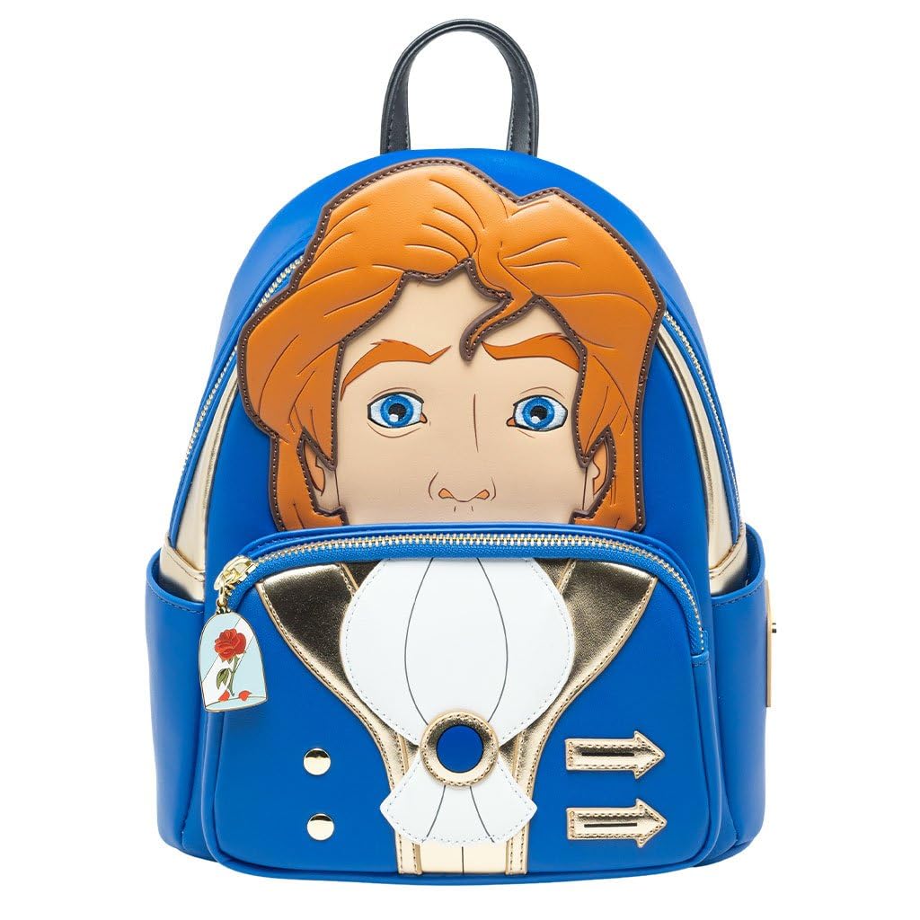Loungefly Disney Die Schöne und das Biest Prinz Adam Cosplay Damen Rucksack, Mehrfarbig, Einheitsgrö