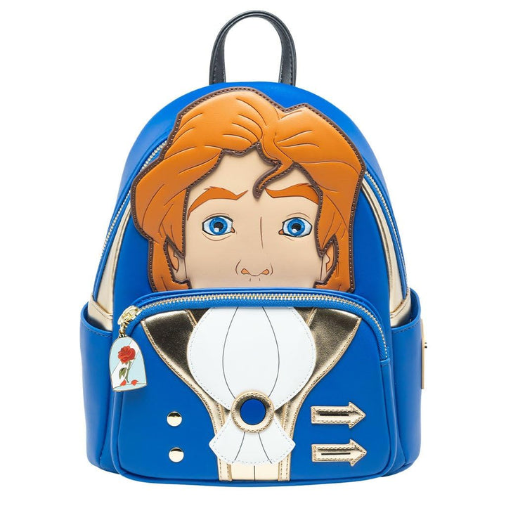 Loungefly Disney Die Schöne und das Biest Prinz Adam Cosplay Damen Rucksack, Mehrfarbig, Einheitsgrö